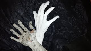 Paper Mache Hand Easy Tutorial [upl. by Linsk]