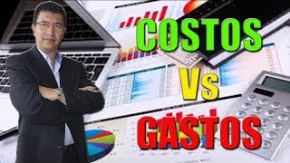 DIFERENCIAS ENTRE COSTOS Y GASTOS [upl. by Orsola]