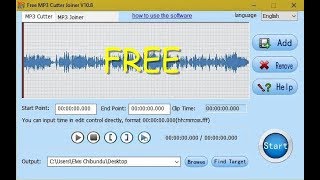 Best Free MP3 Cutter amp Joiner Software For PC [upl. by Abekam]