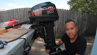 Mercury Outboard Tilt Adjustment [upl. by Sum]