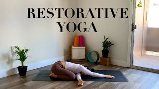 Restorative Yoga  No Props  40 Min SelfCare Practice [upl. by Charron]