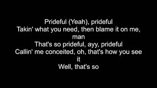 NF Prideful Lyrics [upl. by O'Callaghan]