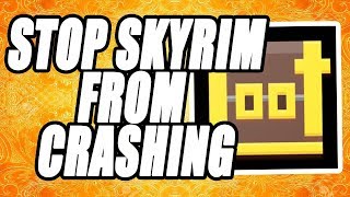 How To Fix Skyrim From Crashing Tutorial [upl. by Laen]