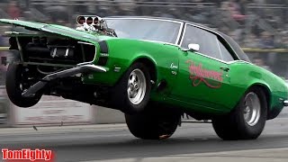 Top 10 Drag Racing Wheelstands with crashes fails and other crazy stuff [upl. by Keynes]