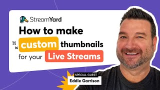 How to Create Thumbnails For Your Live Stream [upl. by Nwahsan500]