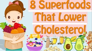 Say Goodbye Cholesterol With This 8 Foods That Lower Cholesterol [upl. by Nannahs]