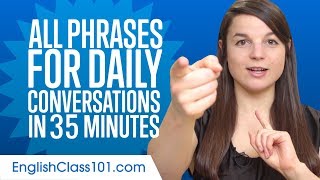 All Phrases You Need for Daily Conversations in English [upl. by Edwina]