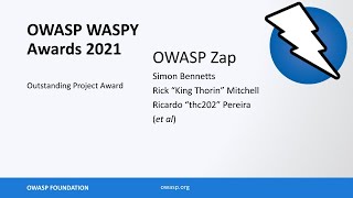 Waspy Awards 2021  Zap Project [upl. by Tempest]