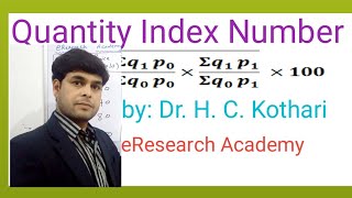 Quantity Index Number [upl. by Evey]