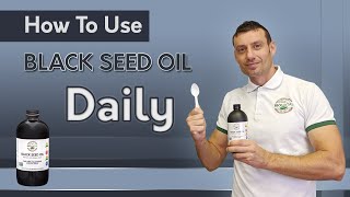 How To Use BLACK SEED OIL Daily [upl. by Onailerua]