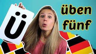 GERMAN PRONUNCIATION 5 Pronunciation of the German UMLAUTE [upl. by Africa594]