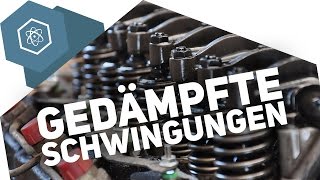 Gedämpfte Schwingungen – Beispiele – Federpendel [upl. by Rossen478]