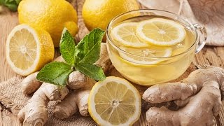 Immune Booster 2 Minute Lemon Ginger Tea [upl. by Alimaj]