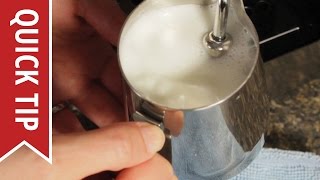 How to AutoFroth Milk for Lattes [upl. by Chesney]