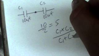 Parallel and Series Capacitor Calculations [upl. by Azne]