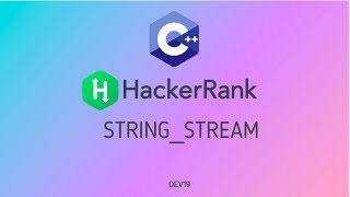 10 StringStream  Hackerrank C Solutions [upl. by Kaleb609]