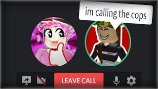 roblox girl tries to call the cops on me [upl. by Nidnerb]