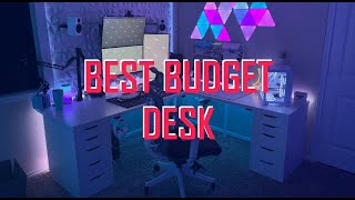 the ULTIMATE budget desk [upl. by Ahtelra]