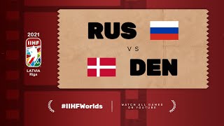 Highlights  RUSSIA vs DENMARK  IIHFWorlds 2021 [upl. by Glimp]