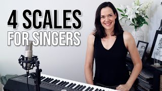 Four Beginner Scales for Singers [upl. by Nappie]