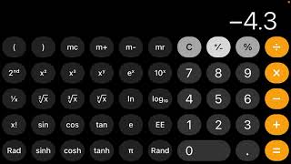 Log and EE Buttons on iPhone Calculator [upl. by Cadel]