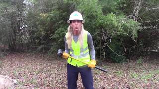 How to swing a sledgehammer safely  Hard Hat Jane  PPE [upl. by Urial]