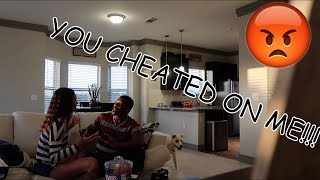 CHEATING ON HUSBAND PRANK  GETS EMOTIONAL [upl. by Abbey589]