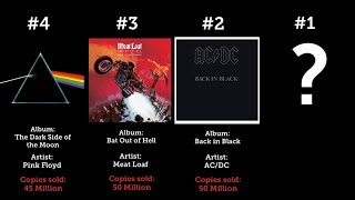 Top 50 Best Selling Albums Of All Time [upl. by Felicia]