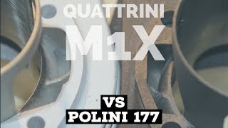 vespa QUATTRINI M1x vs POLINI 177  FMPguides [upl. by Lleval]