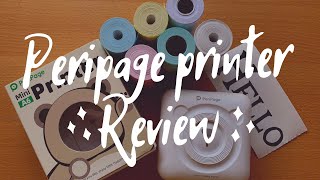 Peripage Mini Printer Review [upl. by Lodge792]