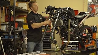 Motorcycle Suspension Tech and Maintenance How To Rebuild Your Fork  MC GARAGE [upl. by Norse]