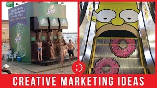 47 Creative Marketing and Guerilla Marketing Ideas Slideshow [upl. by Eellek]