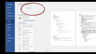 Comment imprimer un document Word [upl. by Eberhard]