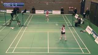 U13 Girls Singles Final  Scottish National Junior Championships 2014 [upl. by Oletta]