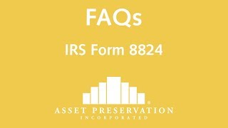 IRS Form 8824 LikeKind Exchanges  FAQ  Asset Preservation Inc [upl. by Pearle]