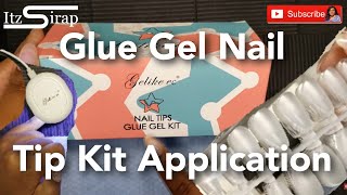 Gelike Nail Tip amp Glue Gel Kit Unboxing amp Demo  Mini Lamp  Amazon 15 Apres Gel X Dupe  Itz Sirap [upl. by Nwahsem388]