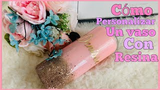 Vaso personalizado con resina [upl. by Carin]