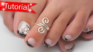 TUTORIAL  Make 3 EASY Toe Rings  DIY [upl. by Glover673]