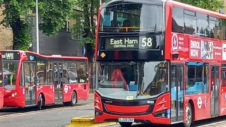 London Bus Obvervations at Walthamstow central  211224 [upl. by Ojiram]