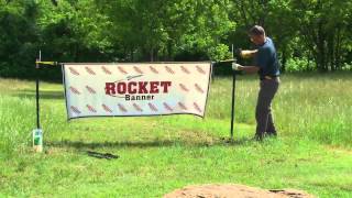 Banner Installation Stakes and Bungees [upl. by Alburg]