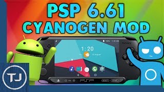 PSPPSP GO Installing The Cyanogen Mod Version 61 2017 [upl. by Ambrosane]