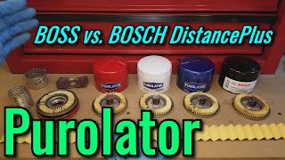 Purolator Oil Filters Cut Open  vs BOSCHFRAM [upl. by Adiell]