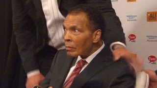 Muhammad Ali makes rare public appearance [upl. by Neerod]