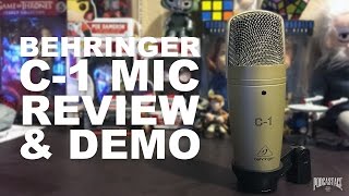 Behringer C1 Condenser Mic Review  Test [upl. by Sire]