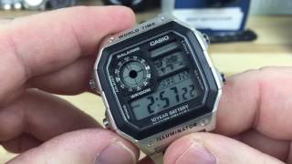 Casio world time Casio Royale illuminator [upl. by Alesi21]