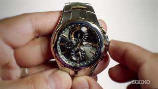 Seiko HowTo Video Perpetual Chronograph With Caliber V198 [upl. by Espy900]