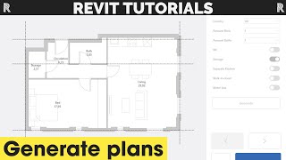 Generate room plan in Revit by PlanFinder [upl. by Falzetta]