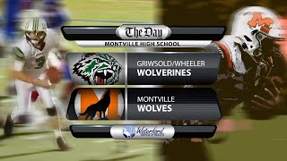 GriswoldWheeler at Montville football [upl. by Ahsielat]