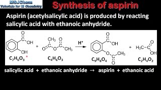 D2 Synthesis of aspirin SL [upl. by Alrick720]