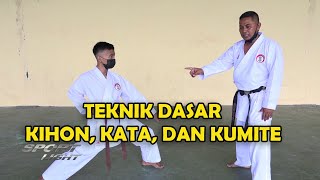 Belajar Teknik Dasar Karate  Kihon Kata amp Kumite   Sport Light [upl. by Dnamron641]